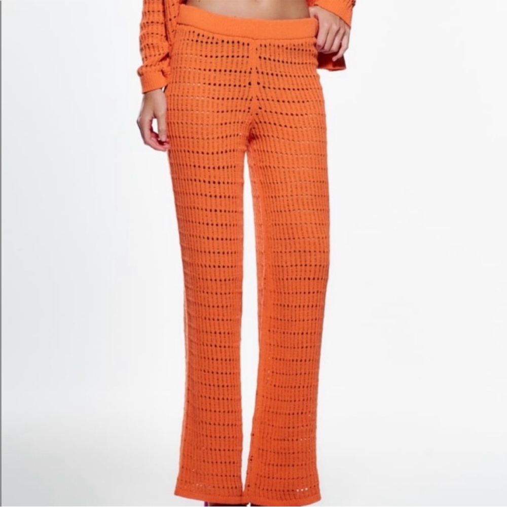 NWT Zara Crochet Pants